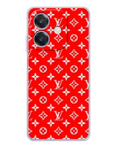 Чохол для OPPO A3x з картинкою «Яскравий паттерн LV»