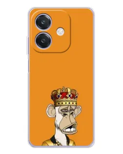 Чехол для OPPO A3x с картинкой «Золотая обезьяна Bored Ape»