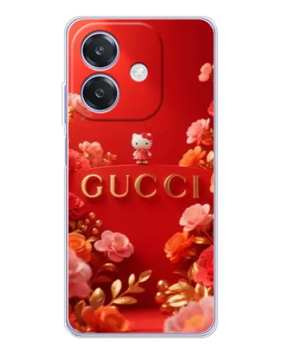 Чехол для OPPO A3x с картинкой «Gucci — золотой сад» Чехол для OPPO A3x с картинкой «Gucci — золотой сад»