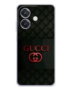 Чехол для OPPO A3x с картинкой «Gucci — стеганый черный»