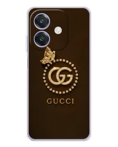 Чехол для OPPO A3x с картинкой «Gucci — золотая бабочка» Чехол для OPPO A3x с картинкой «Gucci — золотая бабочка»