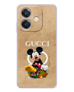 Чехол для OPPO A3x с картинкой «Микки Маус Gucci — крафт»