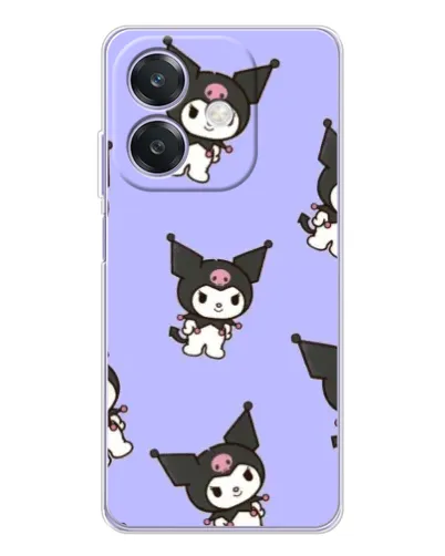Чохол для OPPO A3x з картинкою «Паттерн з Kuromi»