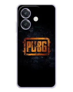Чехол для OPPO A3x с картинкой «PUBG — золотой логотип»