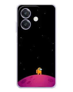 Чехол для OPPO A3x с картинкой «Одинокий герой на планете»