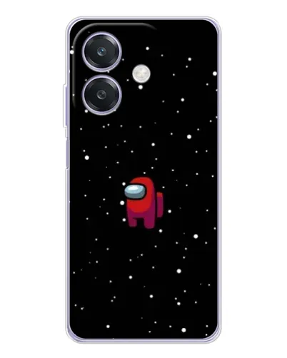 Чехол для OPPO A3x с картинкой «Красный Among Us» Чехол для OPPO A3x с картинкой «Красный Among Us»