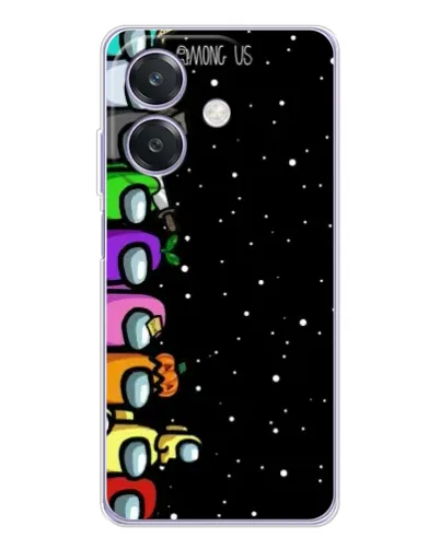 Чехол для OPPO A3x с картинкой «Команда Among Us» Чехол для OPPO A3x с картинкой «Команда Among Us»