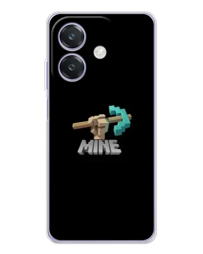 Чехол для OPPO A3x с картинкой «Алмазная кирка»