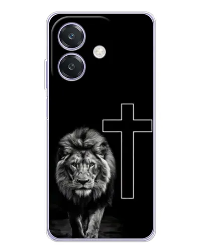 Чохол для OPPO A3x з картинкою «Лев та Хрест»
