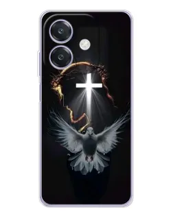 Чохол для OPPO A3x з картинкою «Голуб та Світло»