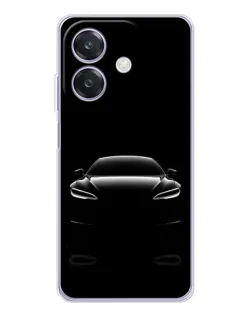 Чехол для OPPO A3x с картинкой «Силуэт Tesla Night» Чехол для OPPO A3x с картинкой «Силуэт Tesla Night»