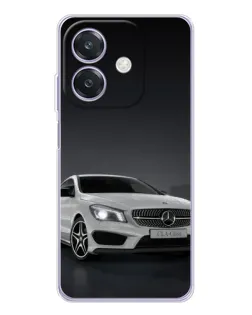 Чехол для OPPO A3x с картинкой «Mercedes AMG GT Silver» Чехол для OPPO A3x с картинкой «Mercedes AMG GT Silver»