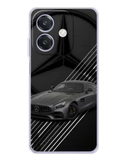 Чехол для OPPO A3x с картинкой «Mercedes AMG — графика»