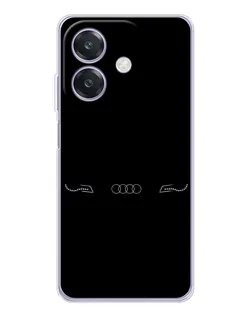 Чехол для OPPO A3x с картинкой «Audi — световой подпись» Чехол для OPPO A3x с картинкой «Audi — световой подпись»