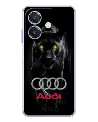 Чехол для OPPO A3x с картинкой «Пантера и Audi»