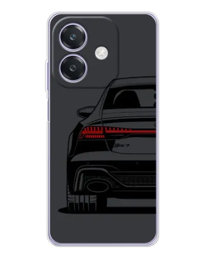 Чехол для OPPO A3x с картинкой «Задняя часть Audi — арт»