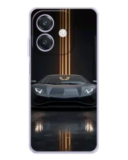 Чехол для OPPO A3x с картинкой «Lamborghini золотые линии» Чехол для OPPO A3x с картинкой «Lamborghini золотые линии»