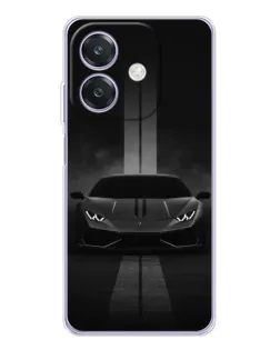 Чехол для OPPO A3x с картинкой «Lamborghini симметрия дорог»