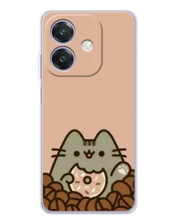 Чохол для OPPO A3x з картинкою «Кавовий Пушин»