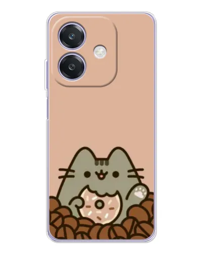 Чохол для OPPO A3x з картинкою «Кавовий Пушин»