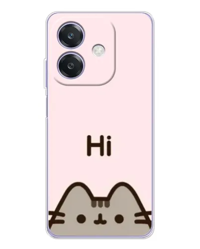 Чохол для OPPO A3x з картинкою «Пушин каже Hi»