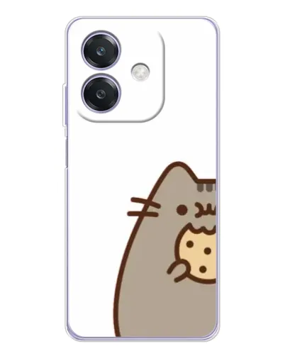 Чохол для OPPO A3x з картинкою «Пушин з печивом»