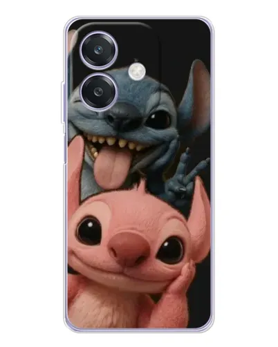 Чехол для OPPO A3x с картинкой «Стич и Ангел» Чехол для OPPO A3x с картинкой «Стич и Ангел»