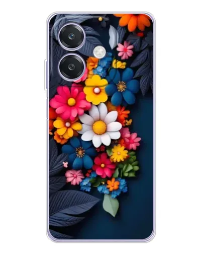 Чохол для OPPO A3x з картинкою «Квіткова феєрія»