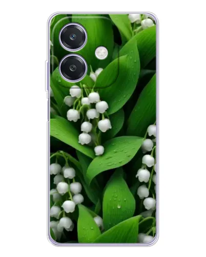 Чохол для OPPO A3x з картинкою «Конвалії в зелені»