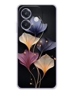 Чохол для OPPO A3x з картинкою «Лілові квіти грації»