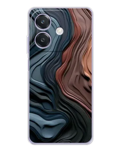 Чохол для OPPO A3x з картинкою «Кольорові хвилі каньйону»