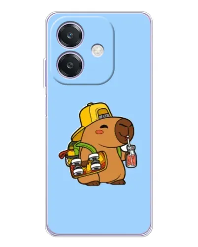 Чехол для OPPO A3x с картинкой «Капибара на скейте» Чехол для OPPO A3x с картинкой «Капибара на скейте»