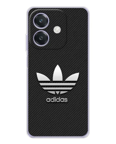 Чохол для OPPO A40m з картинкою «Adidas Карбонова текстура»