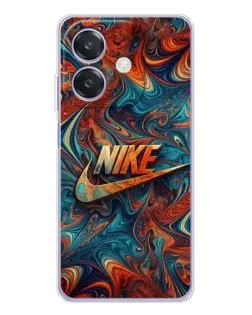 Чехол для OPPO A40m с картинкой «Nike в абстракции»