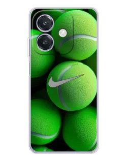 Чехол для OPPO A40m с картинкой «Теннисные мячи Найк»