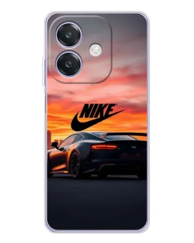 Чехол для OPPO A40m с картинкой «Nike и суперкар»