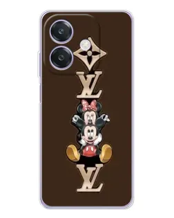 Чехол для OPPO A40m с картинкой «LV и Микки Маус»