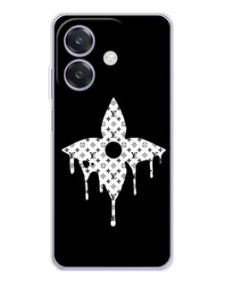 Чехол для OPPO A40m с картинкой «Цветочная монограмма»