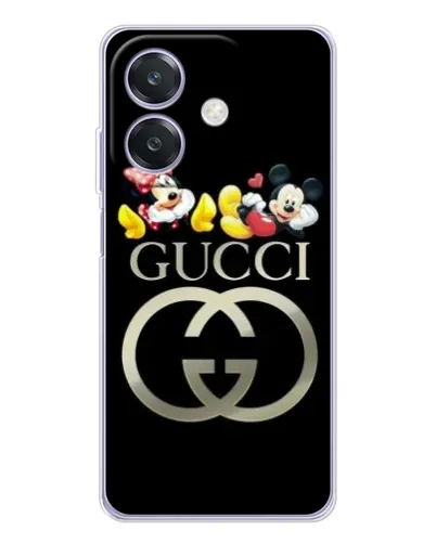 Чехол для OPPO A40m с картинкой «Gucci — герои Disney»