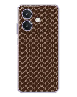 Чохол для OPPO A40m з картинкою «Gucci — шоколадна сітка»