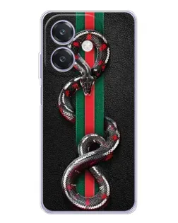 Чохол для OPPO A40m з картинкою «Gucci — змія на смузі»