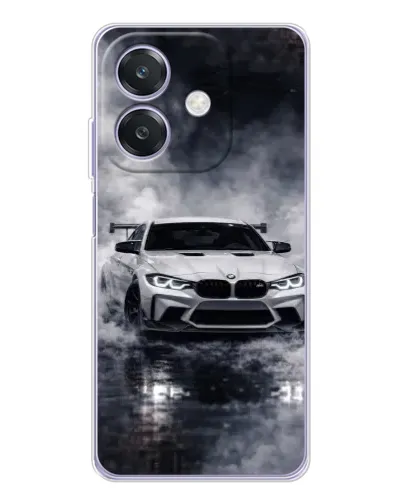 Чехол для OPPO A40m с картинкой «BMW сквозь туман» Чехол для OPPO A40m с картинкой «BMW сквозь туман»