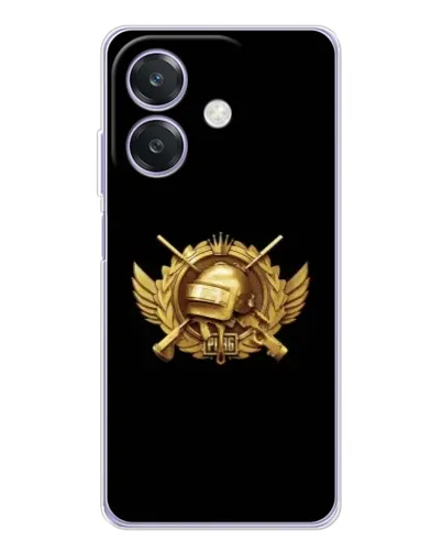 Чохол для OPPO A40m з картинкою «PUBG — помаранчевий градієнт»