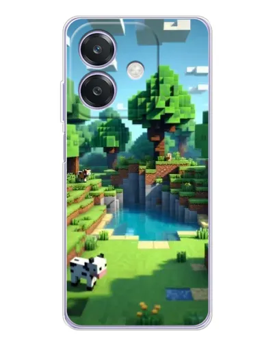 Чохол для OPPO A40m з картинкою «Minecraft літній день»