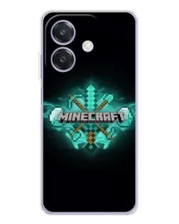 Чохол для OPPO A40m з картинкою «Minecraft Diamond лого»