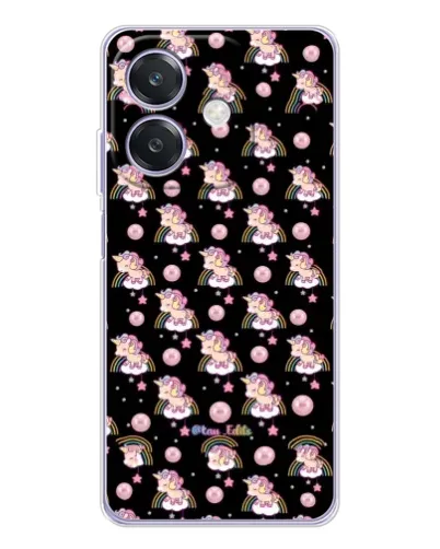 Чехол для OPPO A40m с картинкой «Magic Unicorn паттерн»