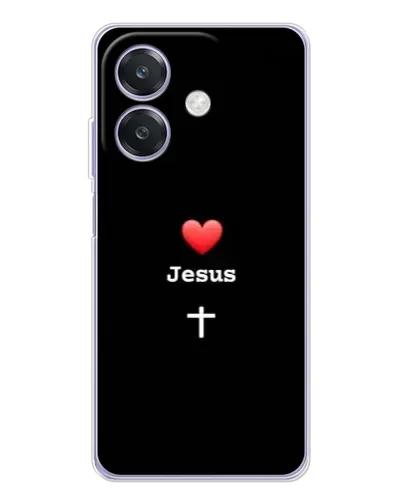 Чехол для OPPO A40m с картинкой «Сердце - Jesus»
