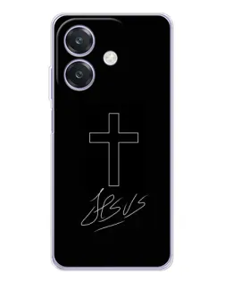 Чохол для OPPO A40m з картинкою «Графічний хрест Jesus»