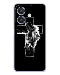 Чохол для OPPO A40m з картинкою «Сяючий хрест Jesus»