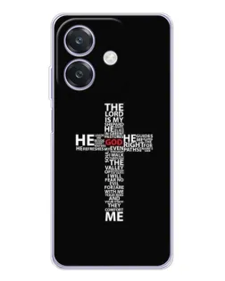 Чохол для OPPO A40m з картинкою «Текстовий хрест»